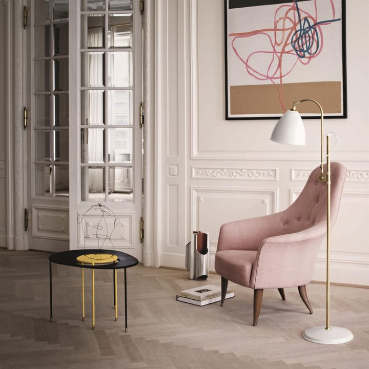 Lampe sur pied Bestlite BL3M, Blanc mat-laiton GUBI