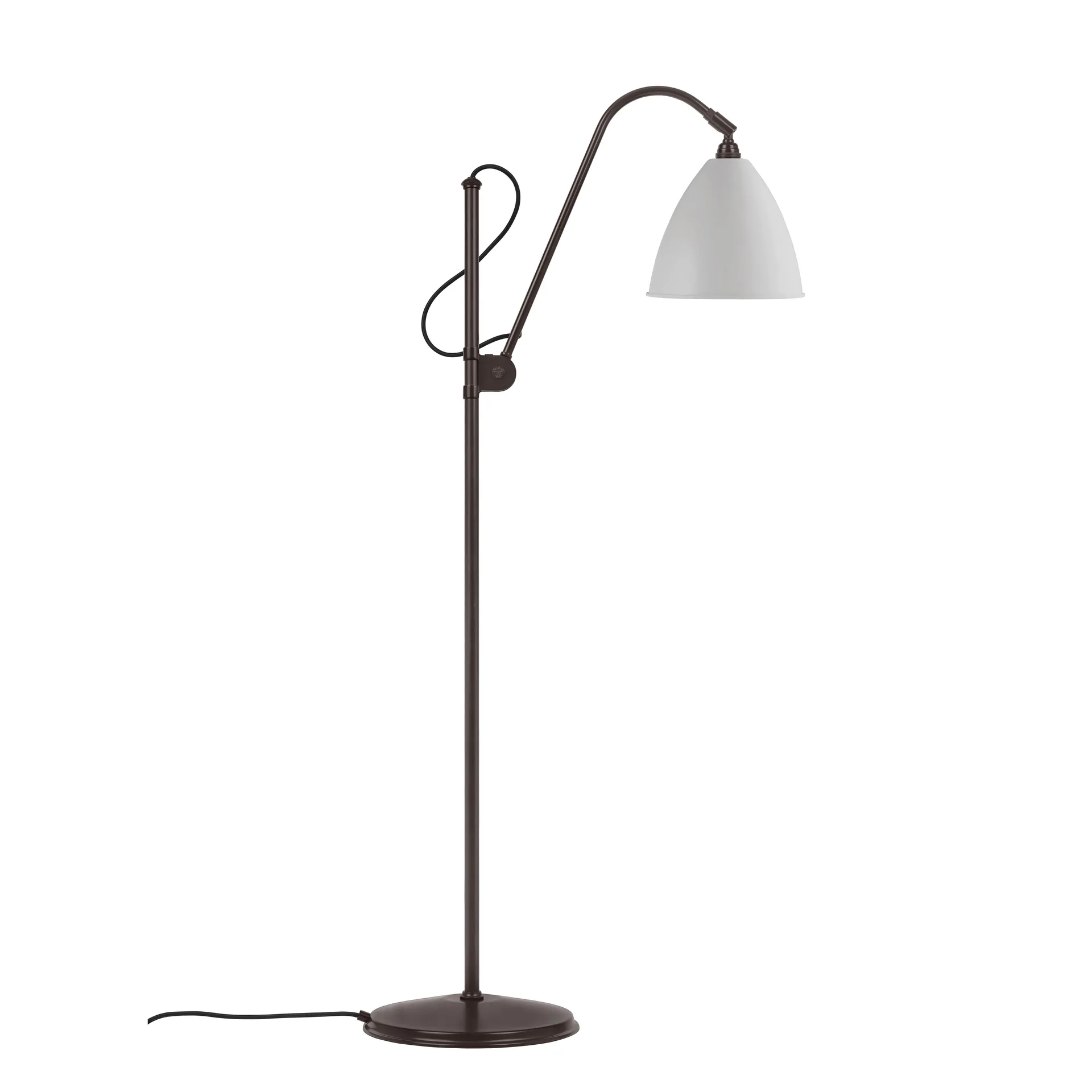 Lampe sur pied Bestlite BL3M, classic white-Noir GUBI