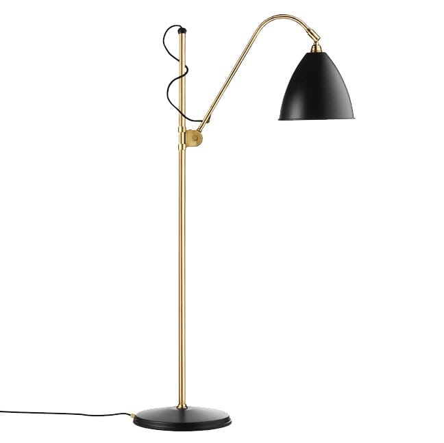 Lampe sur pied Bestlite BL3M, Noir charbon-laiton GUBI