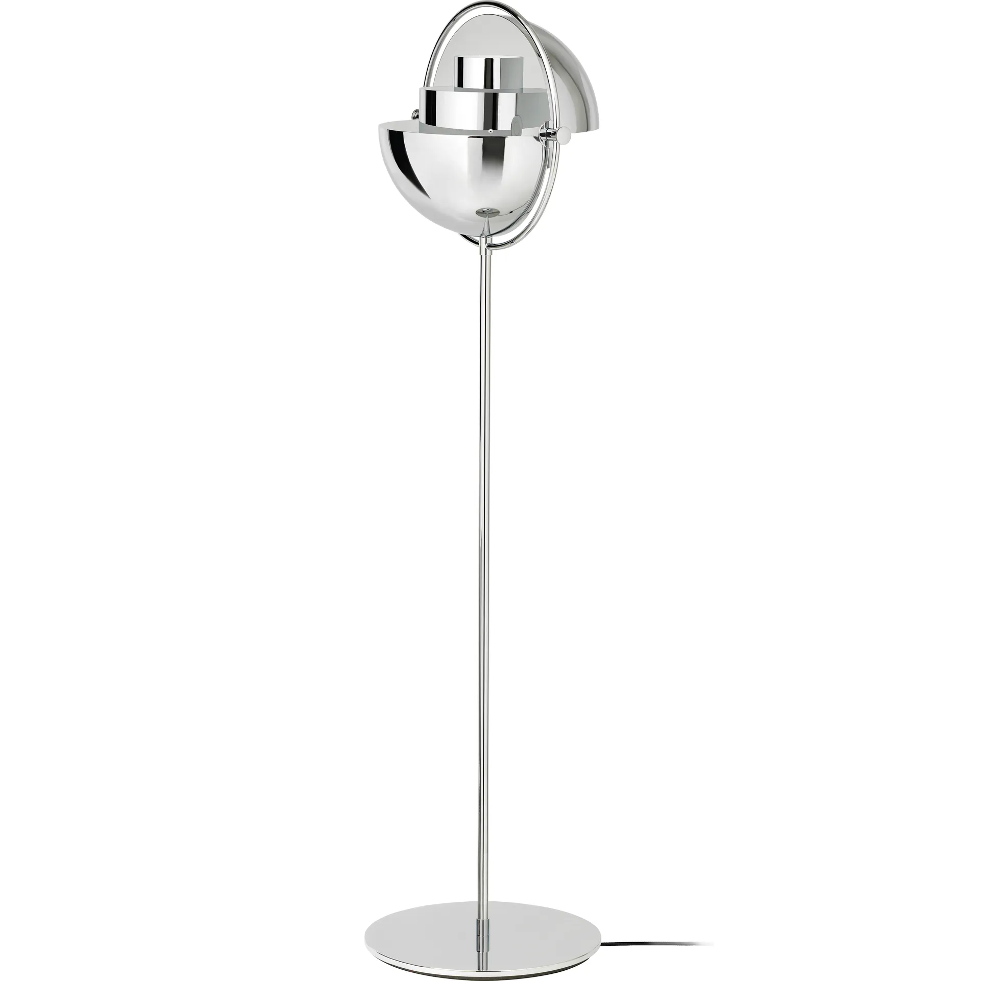 Lampe sur pied Multi-Lite, Chrome-chrome GUBI