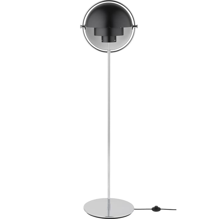 Lampe sur pied Multi-Lite - Chrome-noir - GUBI