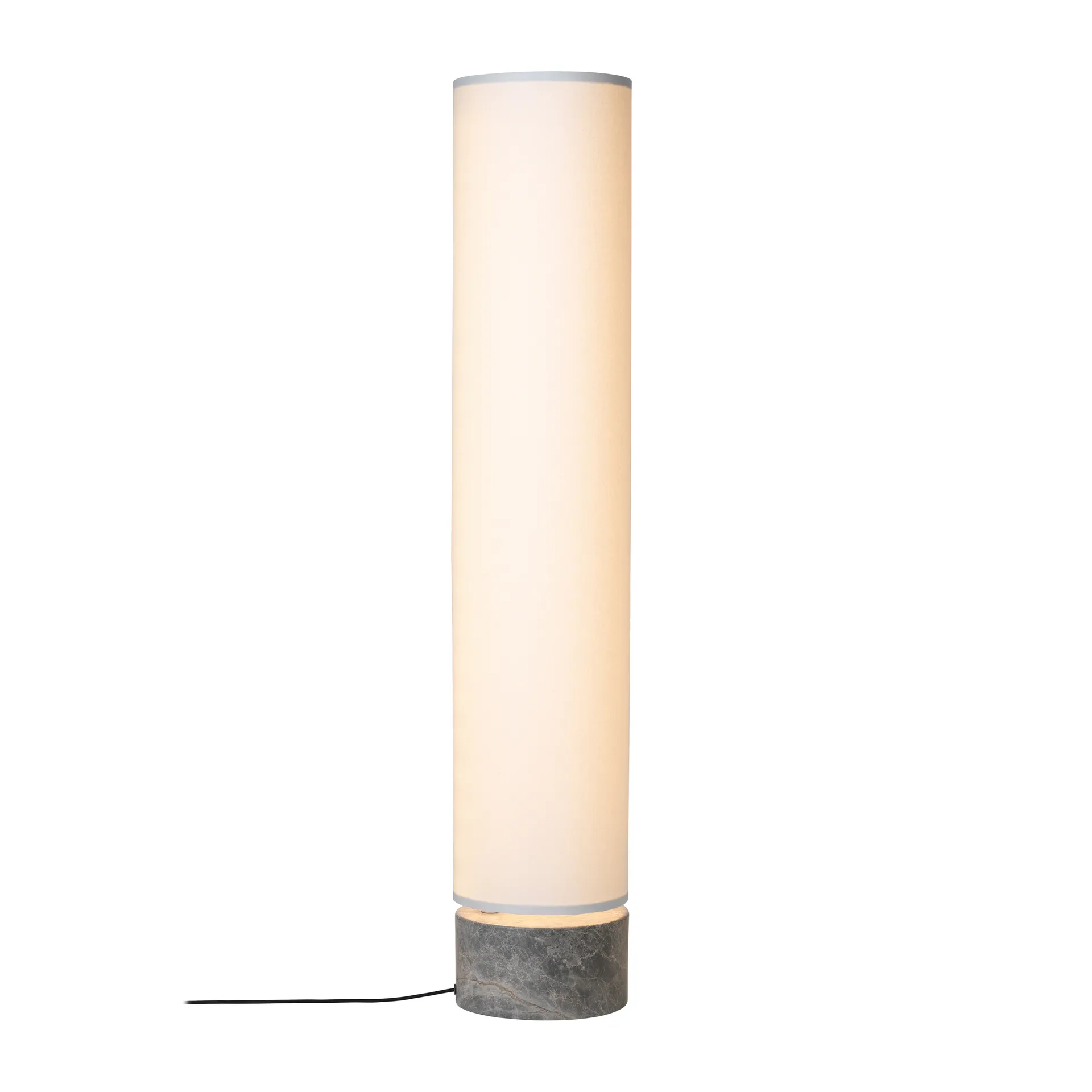 Lampe sur pied Unbound 120 cm, Blanc-marbre gris GUBI
