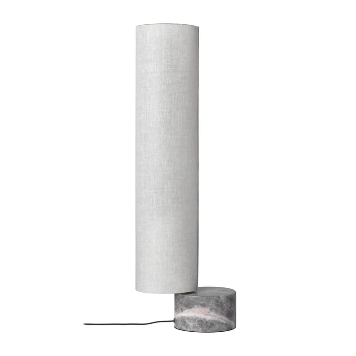 Lampe sur pied Unbound 80 cm - Toile-marbre gris - GUBI