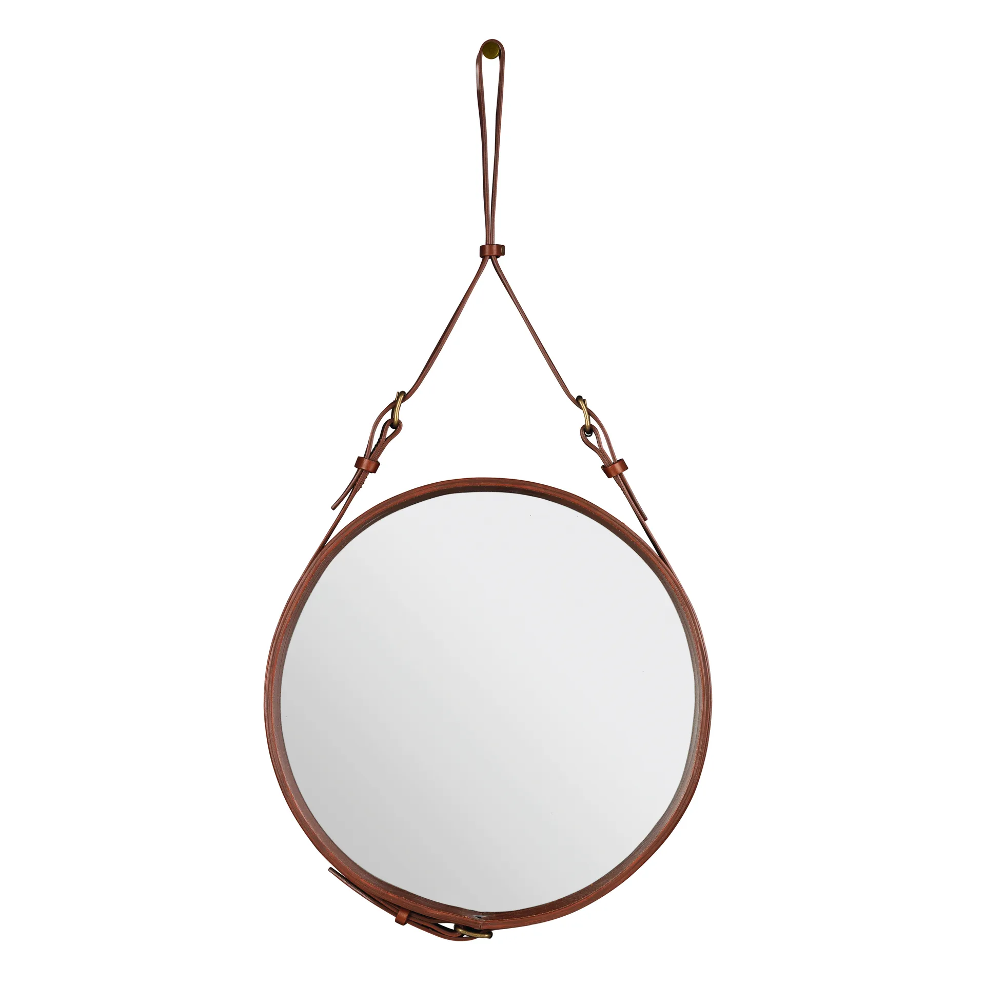 Miroir Adnet Circulaire M, Marron GUBI