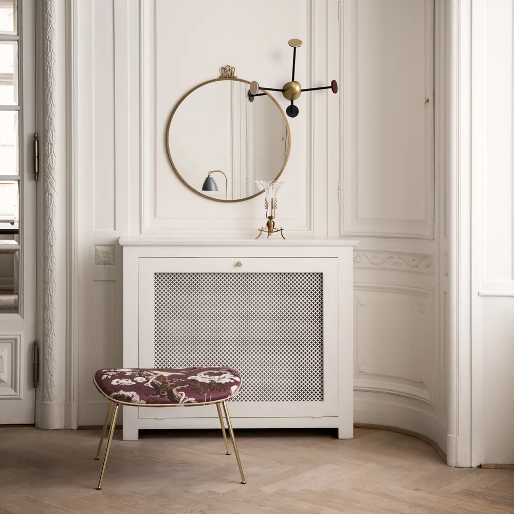 Miroir Randaccio, antique brass, large GUBI