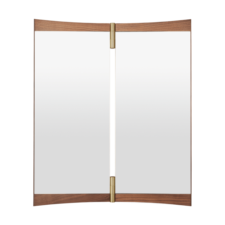 Miroir Vanity 2 - Noyer-laiton - GUBI