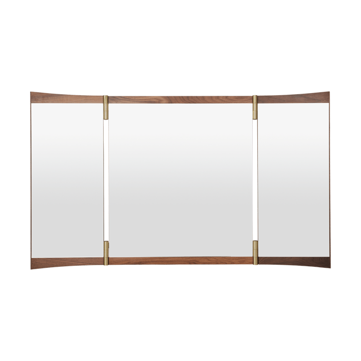 Miroir Vanity 3 - Noyer-laiton - GUBI