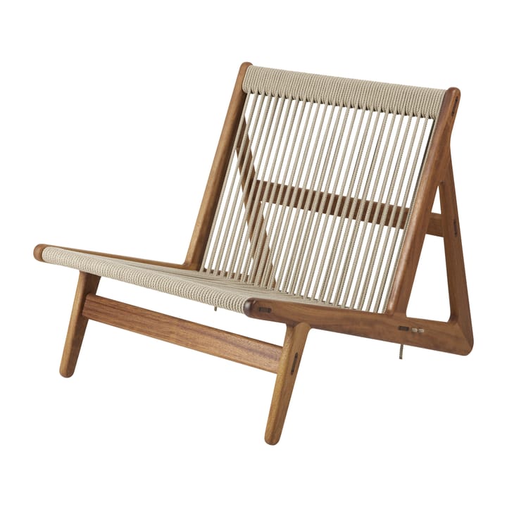 MR01 Initial outdoor lounge chair - Bois d'iroko huilé - GUBI