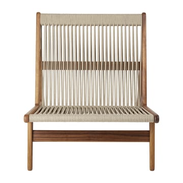 MR01 Initial outdoor lounge chair - Bois d'iroko huilé - GUBI