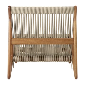 MR01 Initial outdoor lounge chair - Bois d'iroko huilé - GUBI