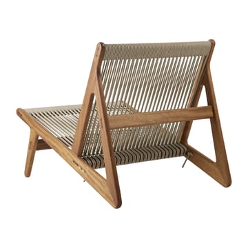 MR01 Initial outdoor lounge chair - Bois d'iroko huilé - GUBI