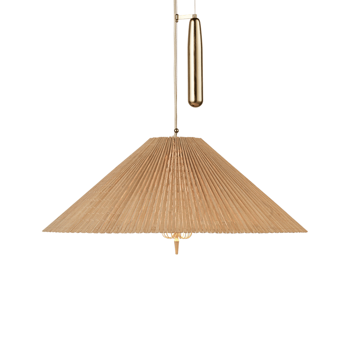 Plafonnier A1972 Ø60 cm - Bambou-laiton - GUBI