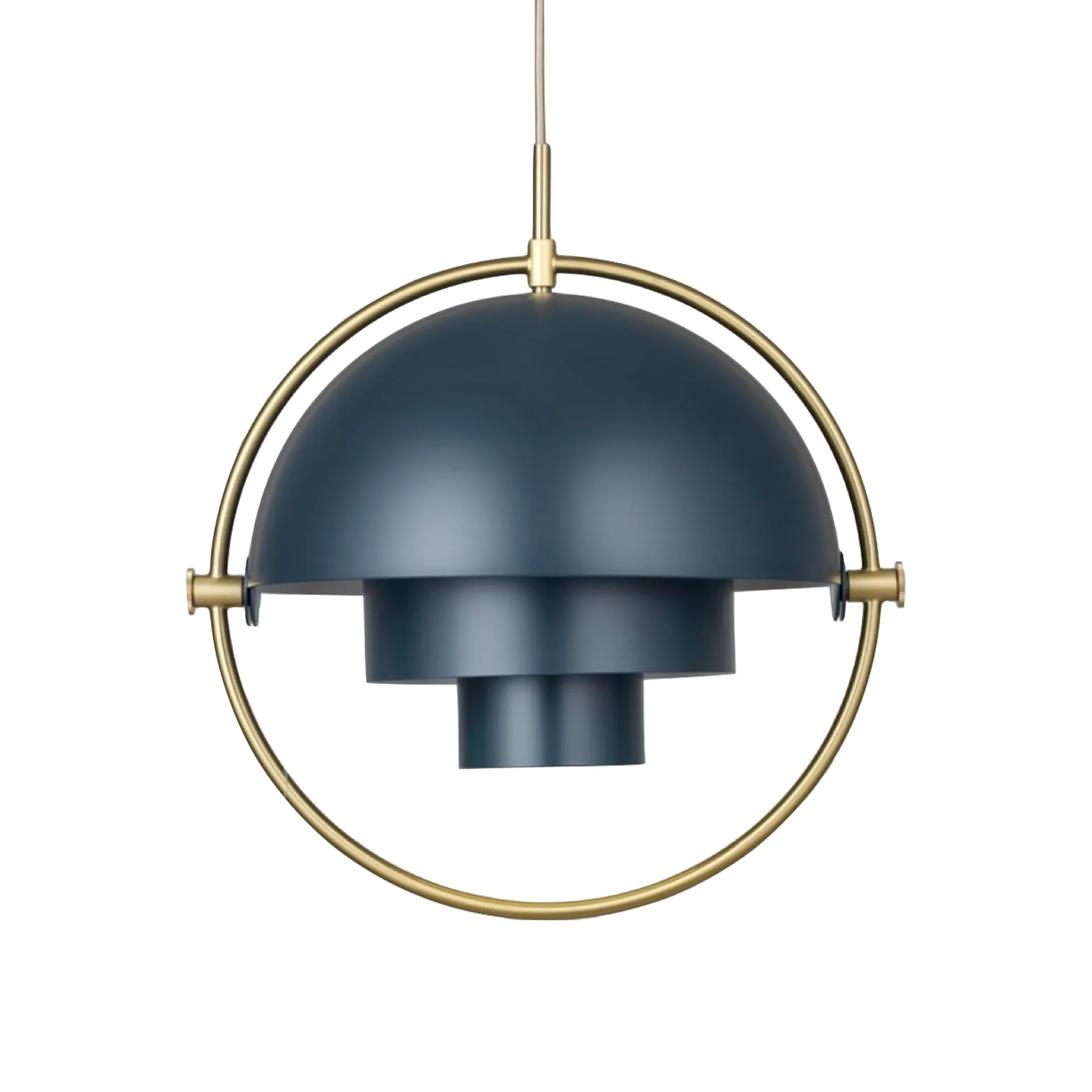Plafonnier Multi-Lite, Midnight Blue-laiton GUBI