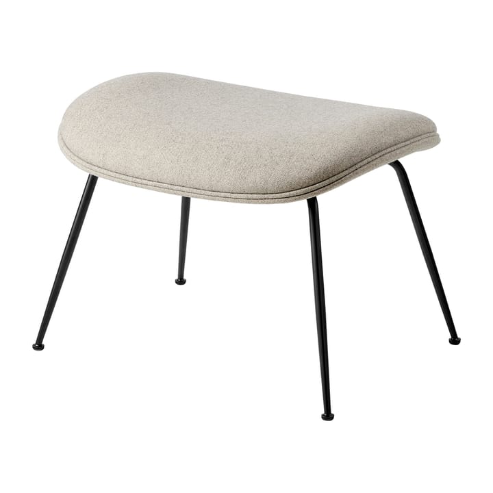 Repose-pieds Beetle Ottoman conic base entièrement revêtu - Plain 0025-black - GUBI