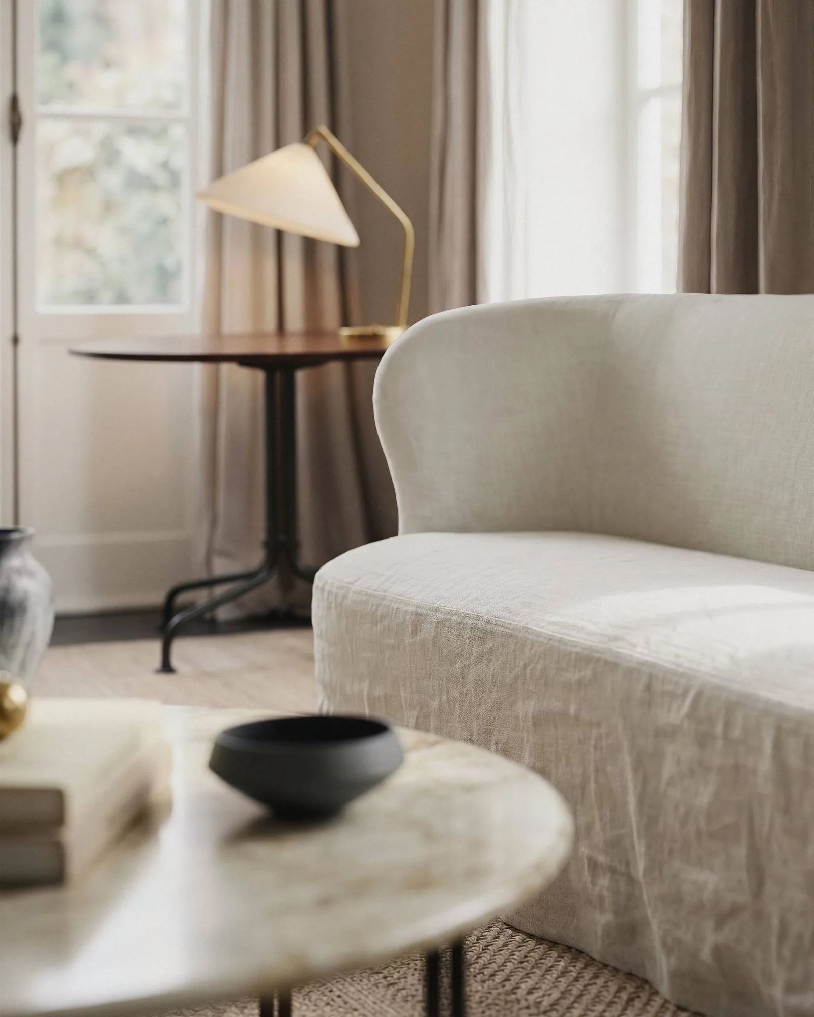 Stay Slipcover canapé, Linen 0023, 150x70 cm, 2 places GUBI