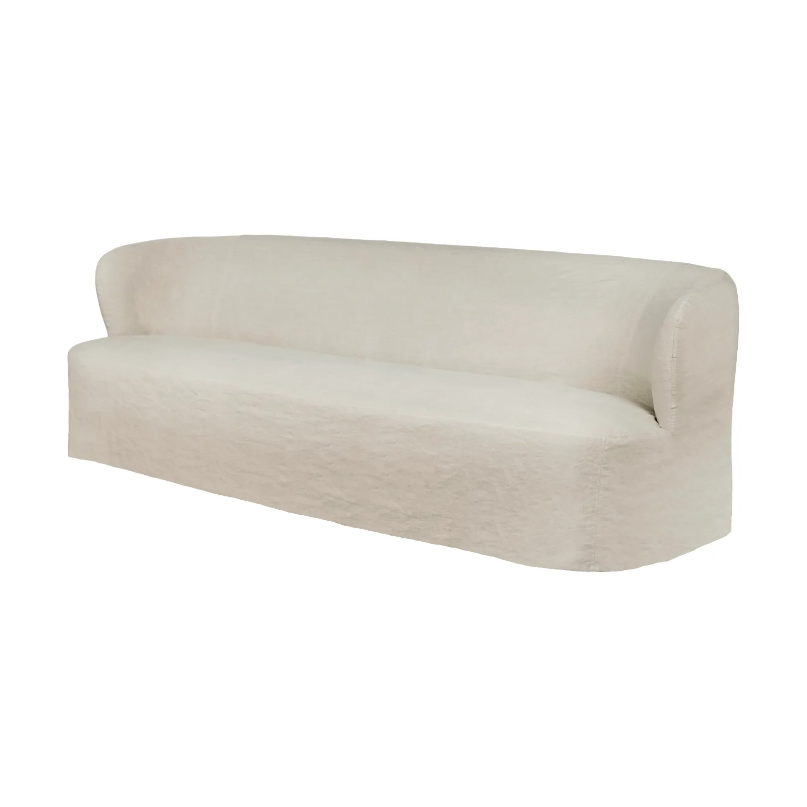 Stay Slipcover canapé, Linen 0023, 260x95 cm, 4 places GUBI