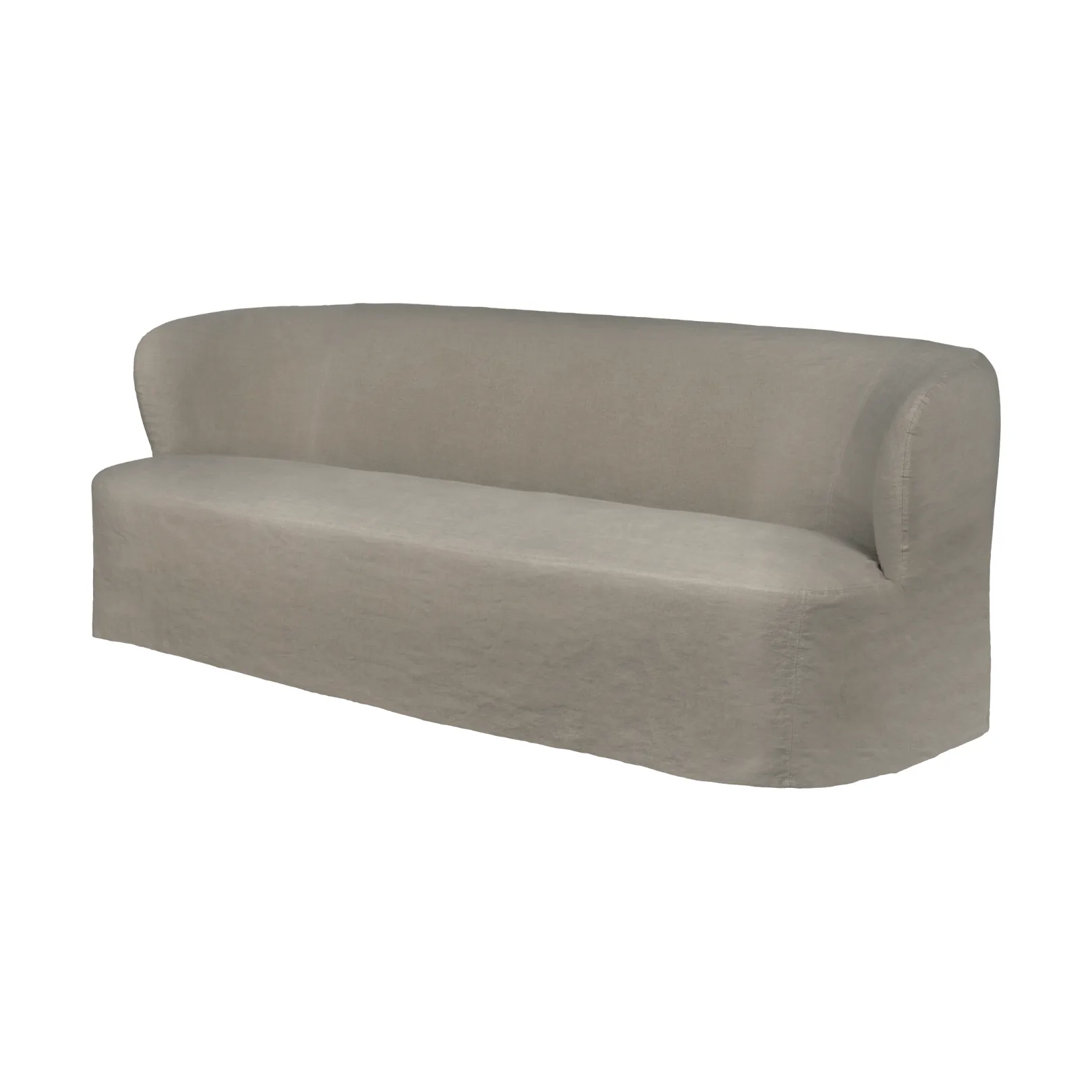 Stay Slipcover canapé, Linen 0024, 220x95 cm, 3 places GUBI