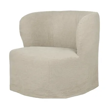 Stay Slipcover fauteuil lounge - Linen 0023, taille L - GUBI