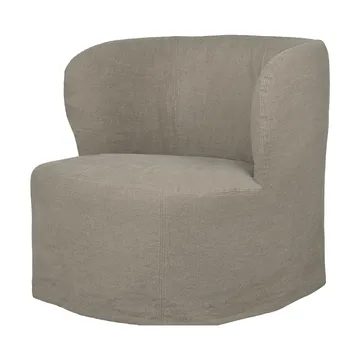 Stay Slipcover fauteuil lounge - Linen 0024, taille L - GUBI