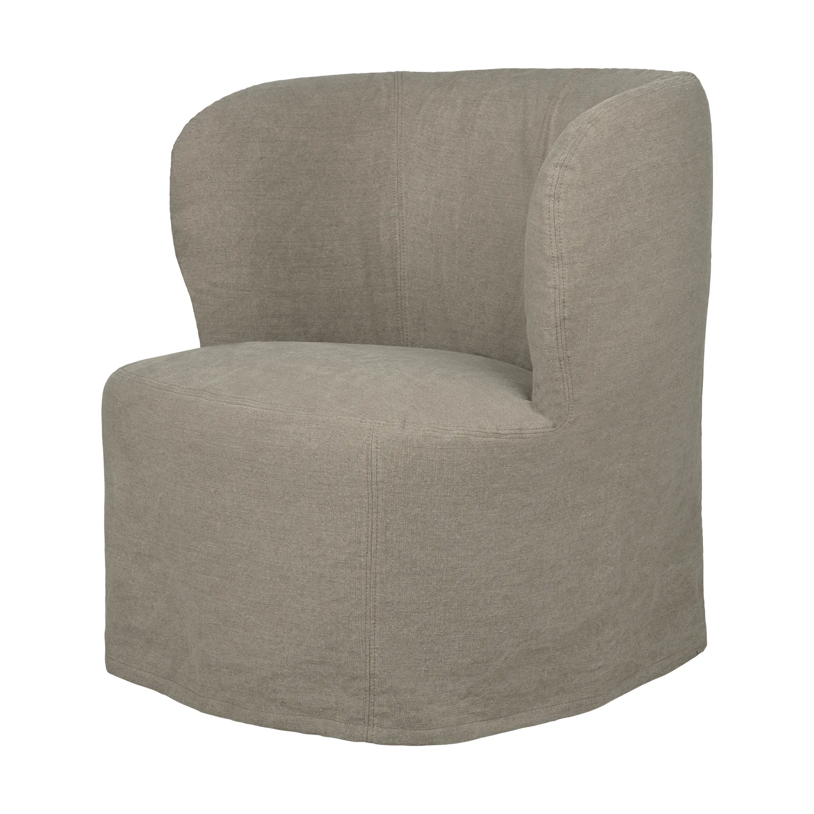 Stay Slipcover fauteuil lounge, Linen 0024, taille S GUBI