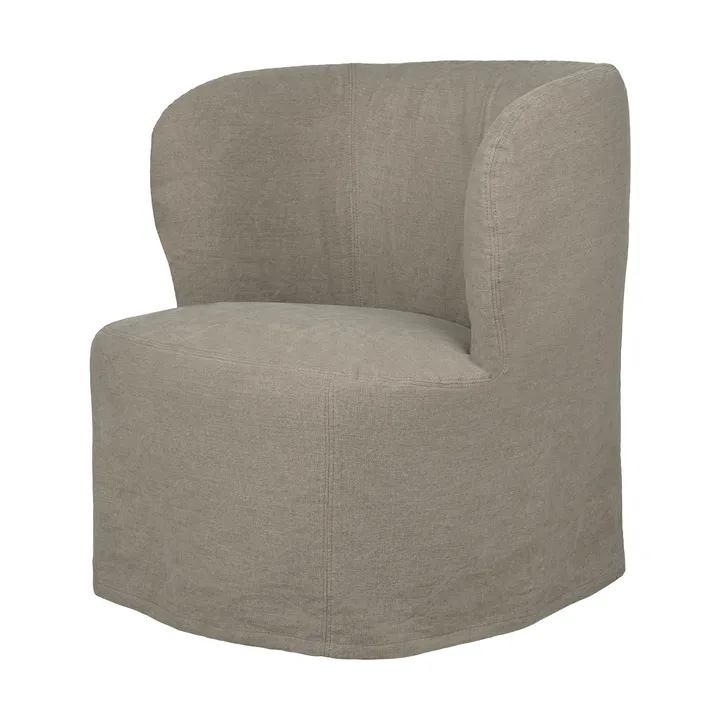 Stay Slipcover fauteuil lounge - Linen 0024, taille S - GUBI