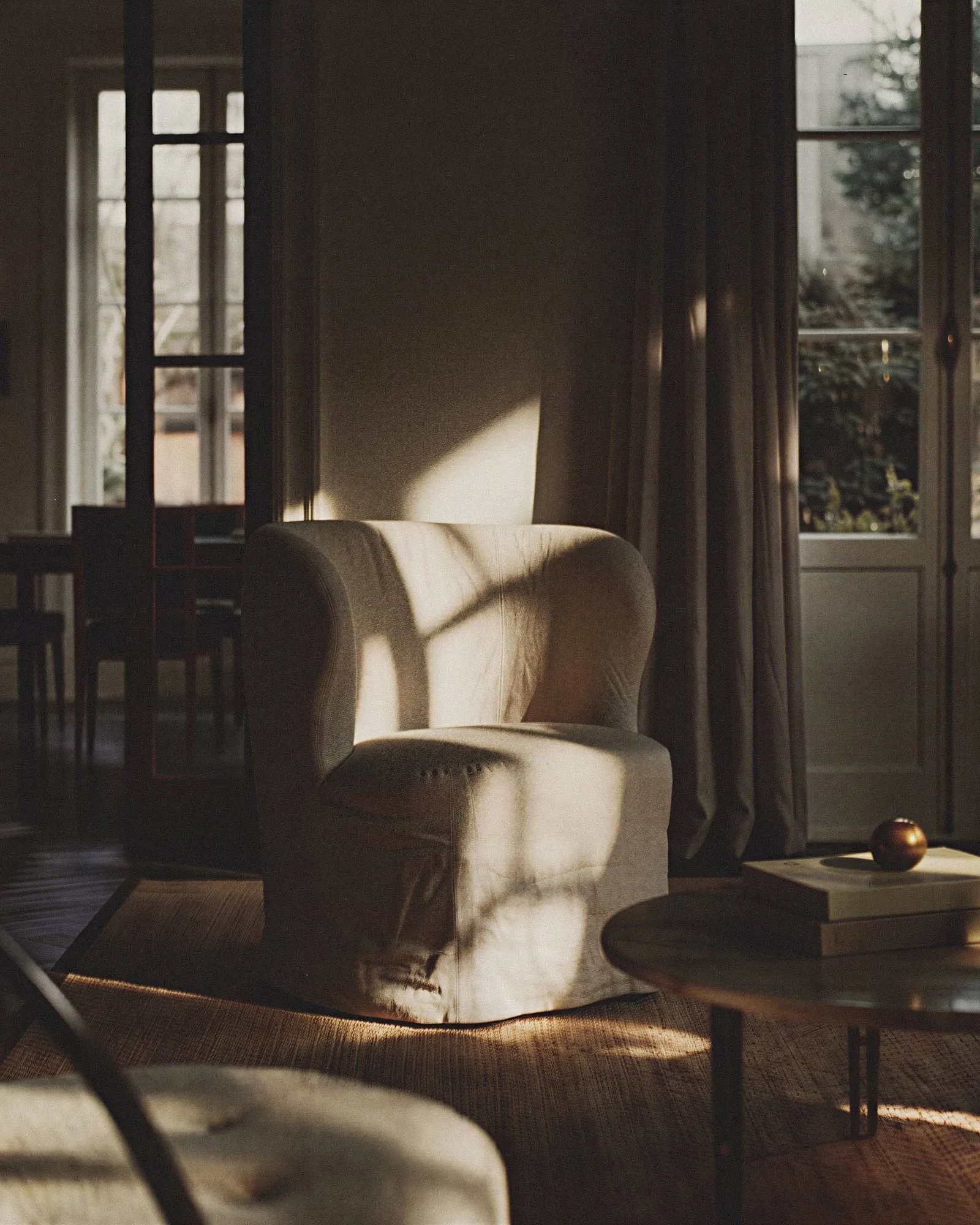 Stay Slipcover fauteuil lounge, Linen 0024, taille S GUBI