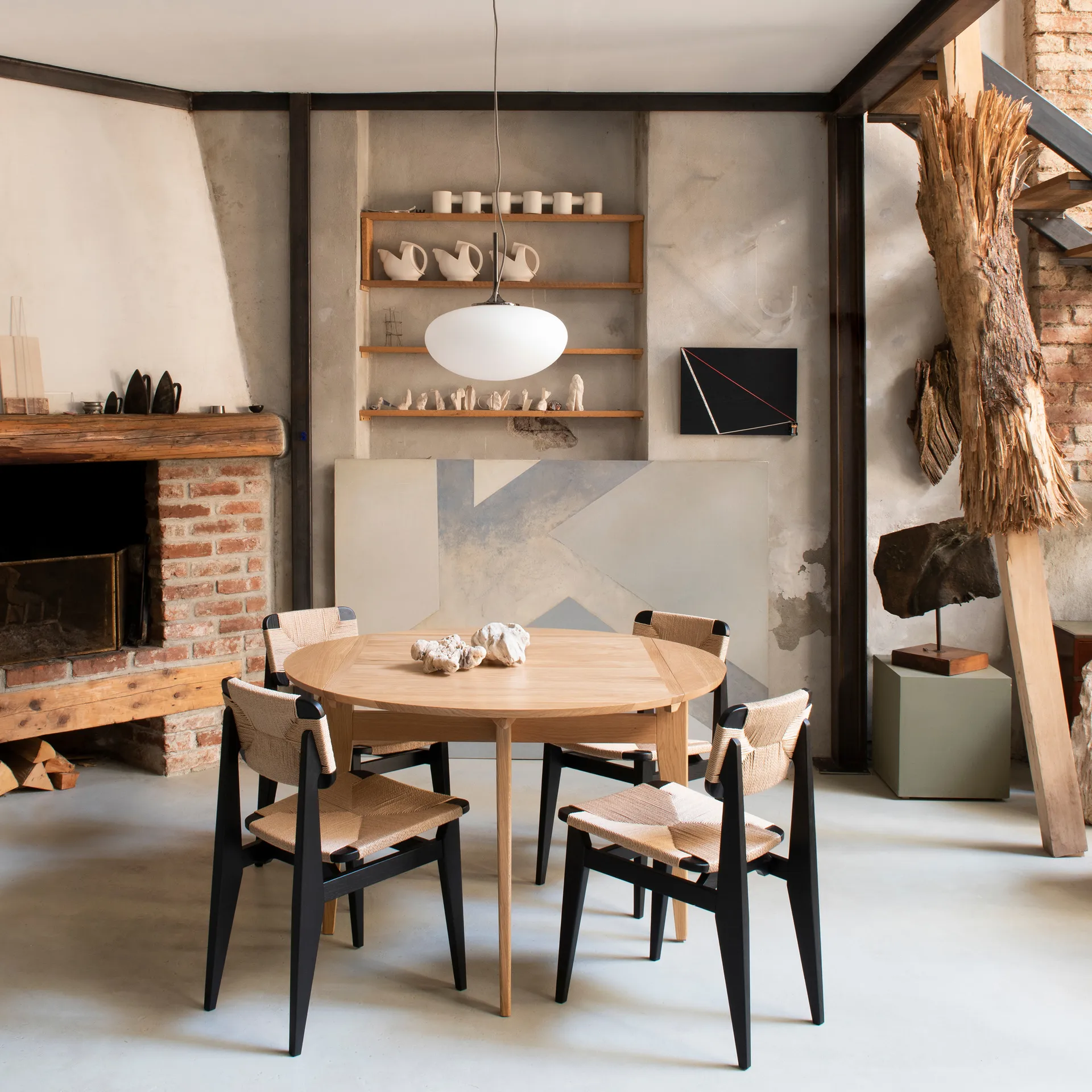 Suspension Stemlite Ø38 cm, Black Chrome GUBI