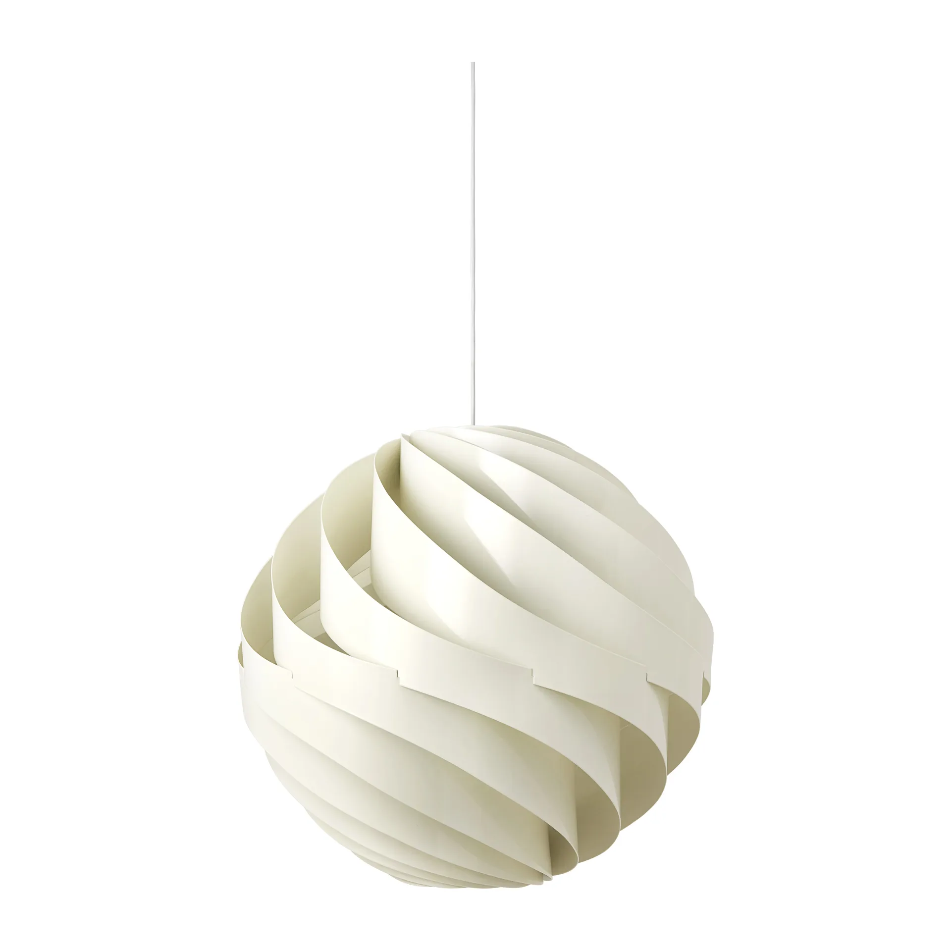 Suspension Turbo brillant Ø62 cm, Blanc d'albâtre GUBI