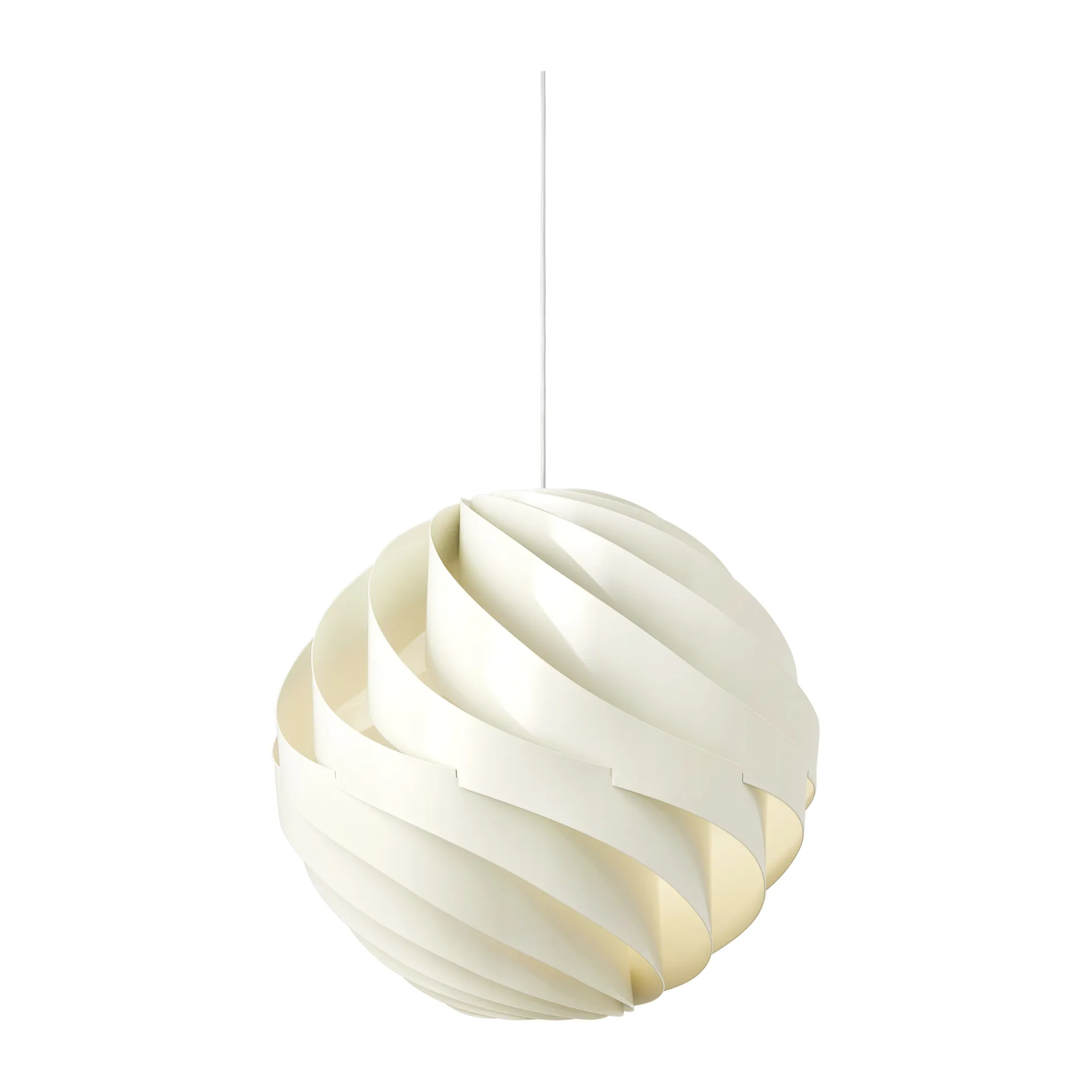 Suspension Turbo brillant Ø62 cm, Blanc d'albâtre GUBI