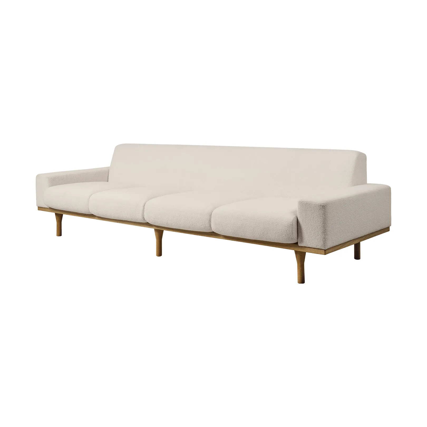 SW50 canapé, Harp 24 Chêne huilé Ivory, 4 places GUBI