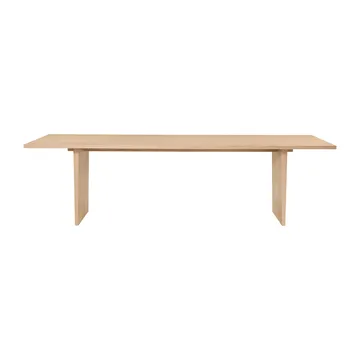 Table à manger Private 100x260 cm - Chêne teinté clair - GUBI