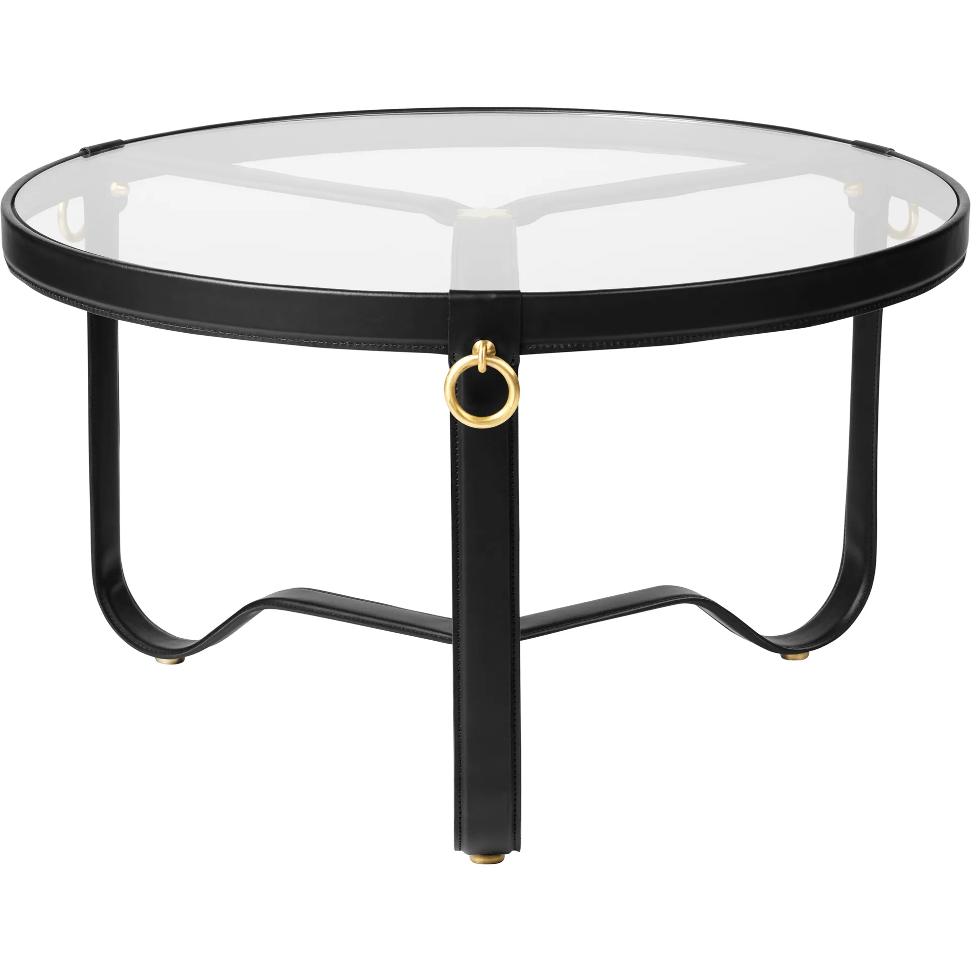 Table basse Adnet Ø70 cm, Noir GUBI