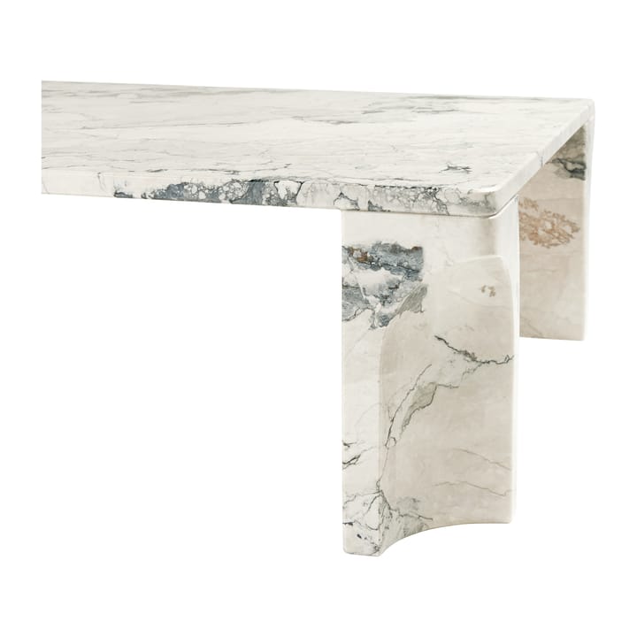 Table basse Doric 80x140 cm, Gris électrique GUBI