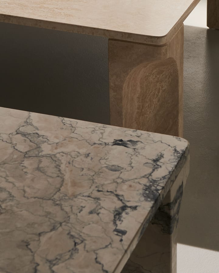 Table basse Doric 80x140 cm, Gris électrique GUBI