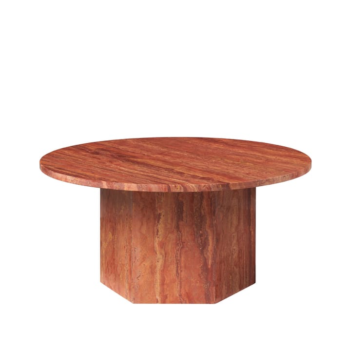 Table basse Epic - red, ø80 - GUBI