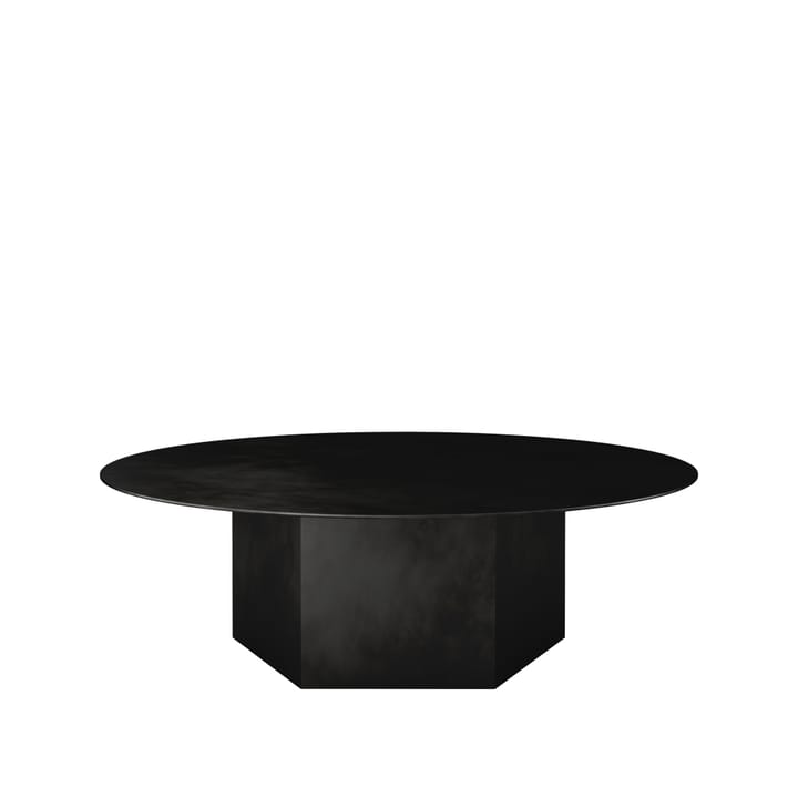 Table basse Epic Steel - midnight black, ø110cm - GUBI