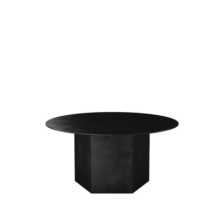 Table basse Epic Steel - midnight black, ø80cm - GUBI