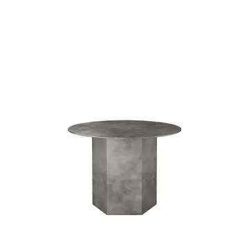 Table basse Epic Steel - Misty grey, Ø60cm - GUBI