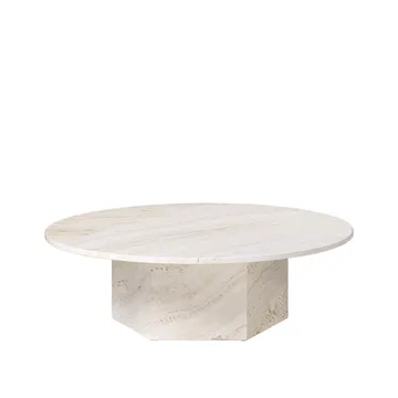 Table basse Epic - White, Ø110 - GUBI