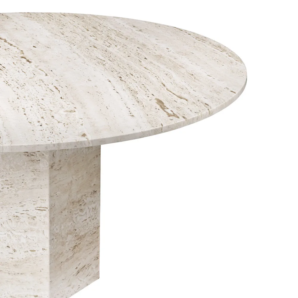 Table basse Epic, White, Ø110 GUBI