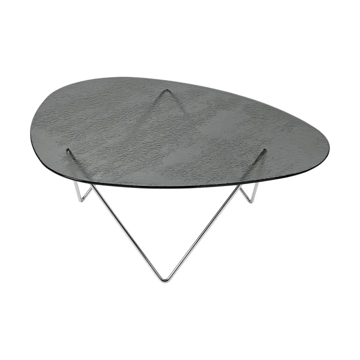 Table basse Pedrera - Chrome-structure glass smoke - GUBI