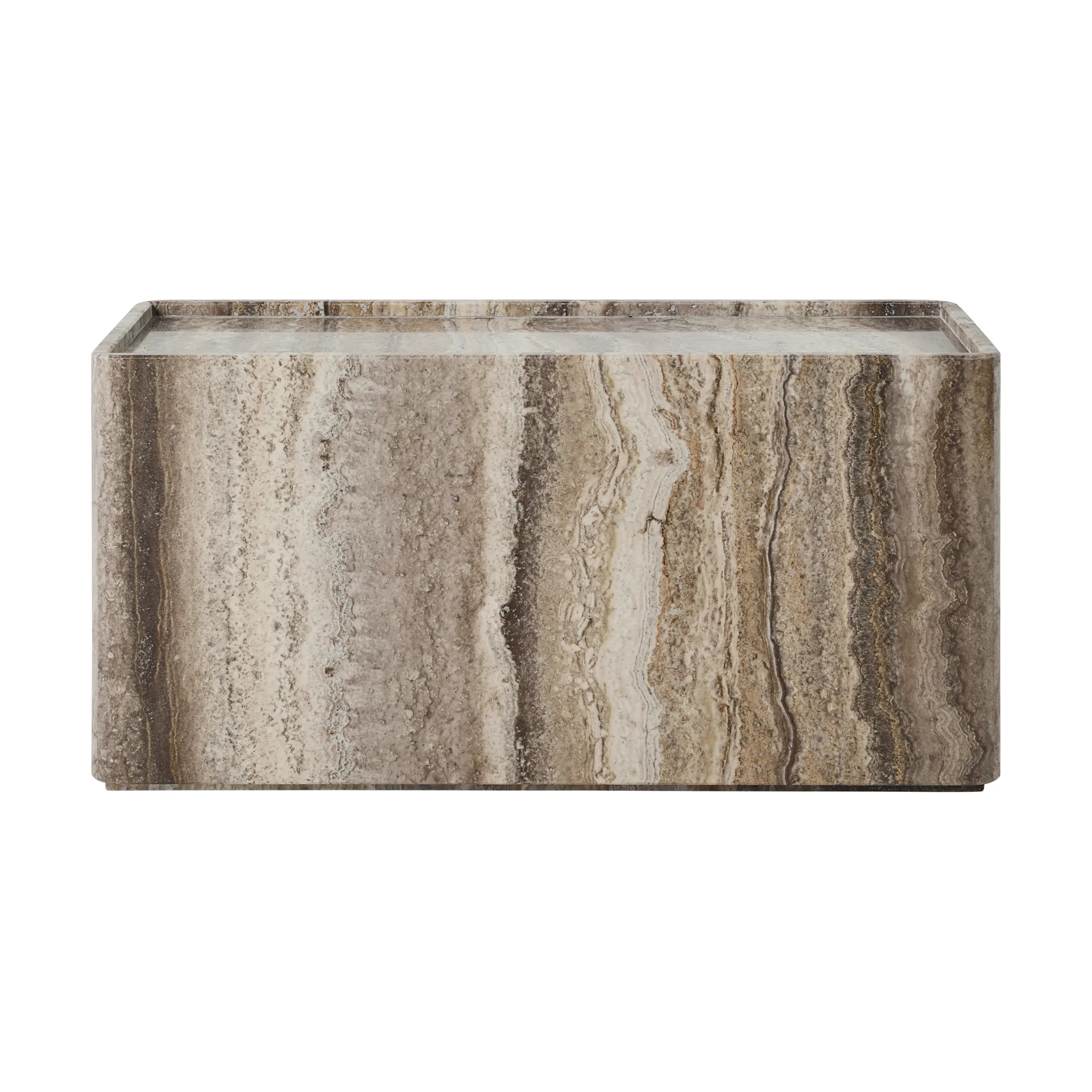 Table d'appoint Pietra 30x80x40 cm, Vif sépia GUBI