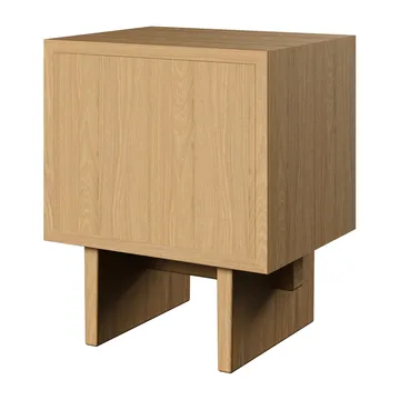Table d'appoint Private 40x50 cm - chêne teinté clair - GUBI