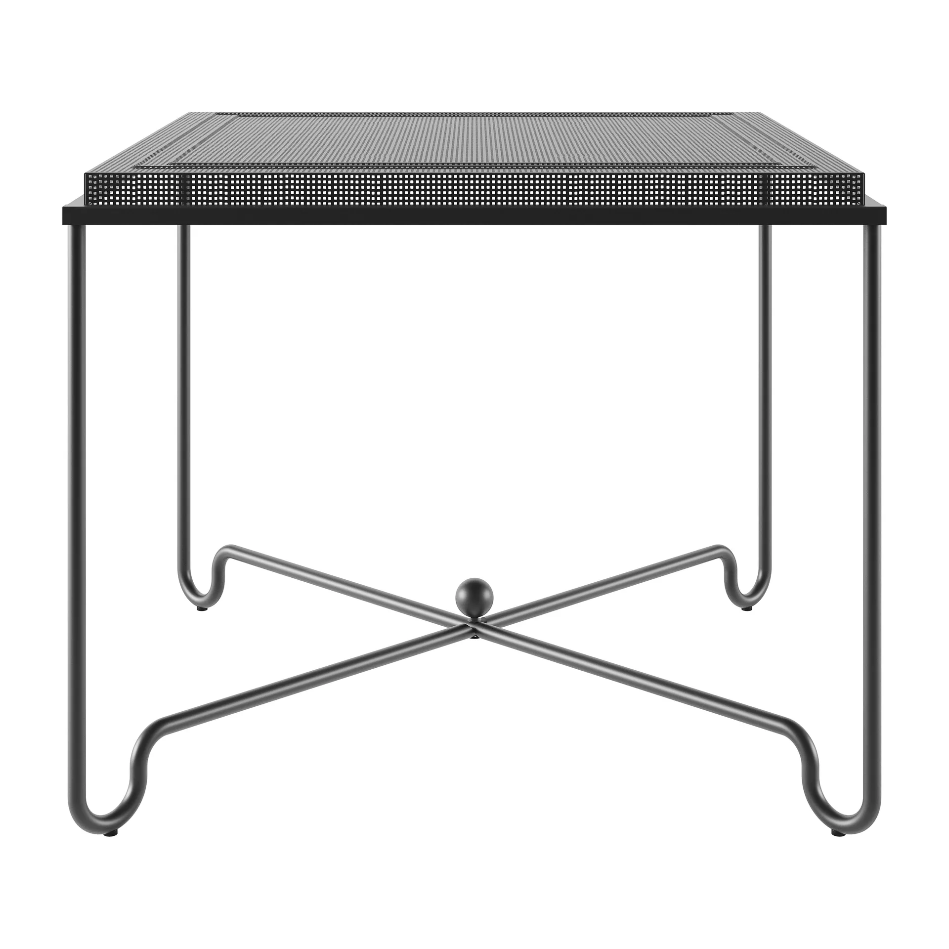 Table Tropique 90x90x75 cm, Classic black GUBI
