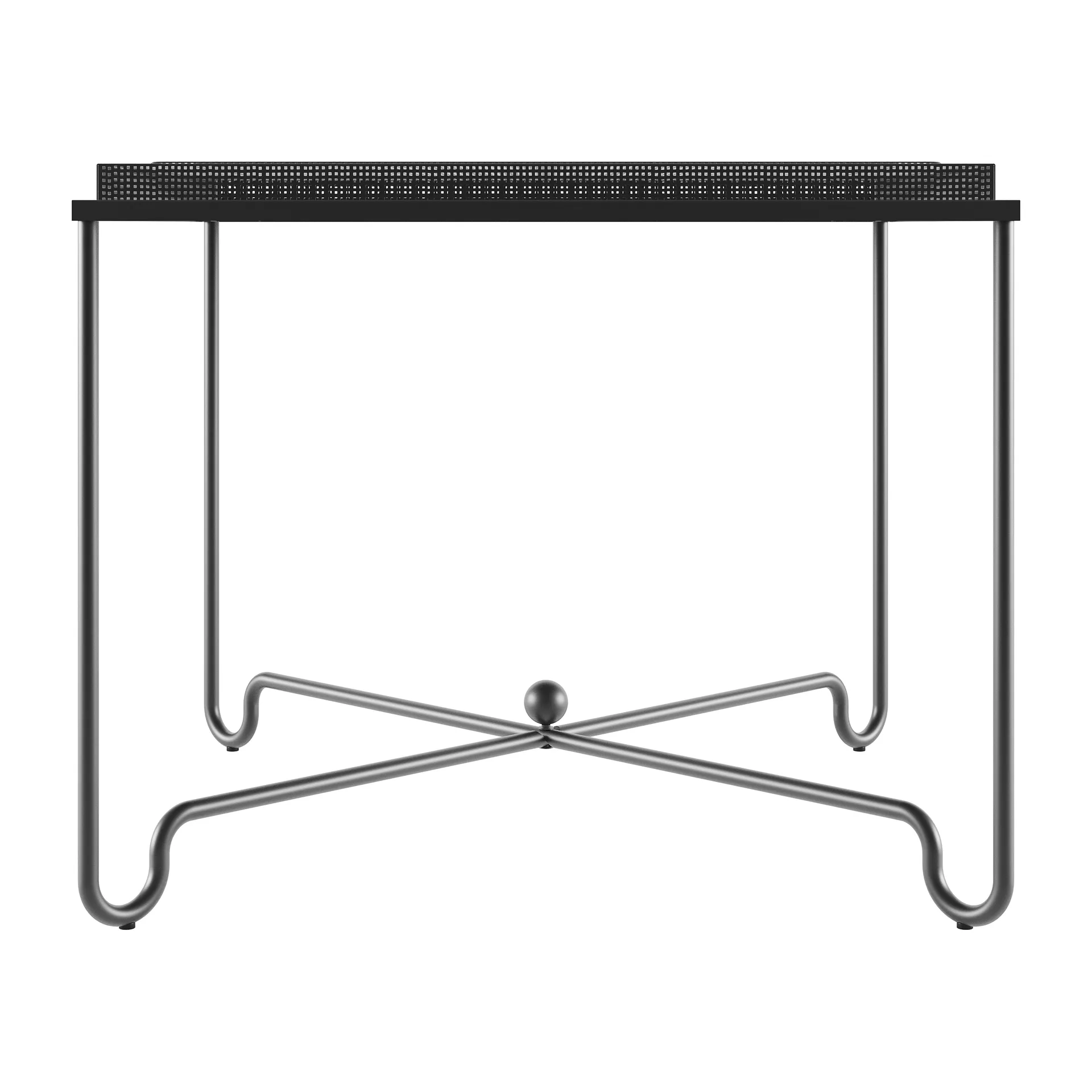 Table Tropique 90x90x75 cm, Classic black GUBI