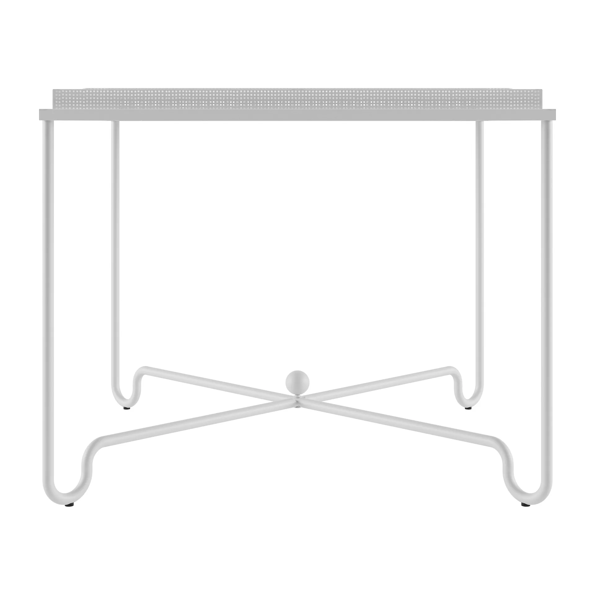 Table Tropique 90x90x75 cm, Classic white semi matt GUBI