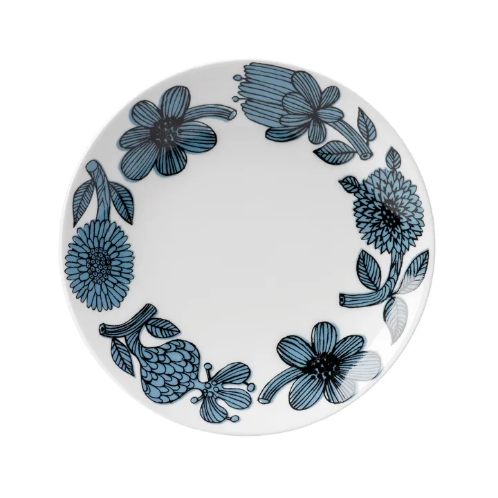 Assiette Blå Aster - Ø 18 cm - Gustafsbergs Porslinsfabrik