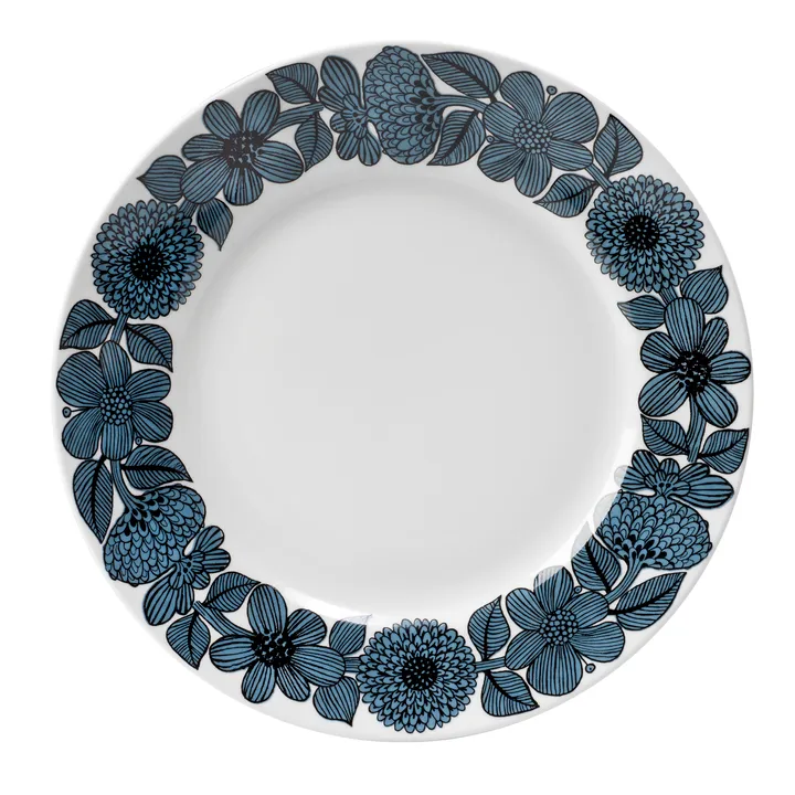 Assiette Blå Aster - Ø 28 cm - Gustafsbergs Porslinsfabrik