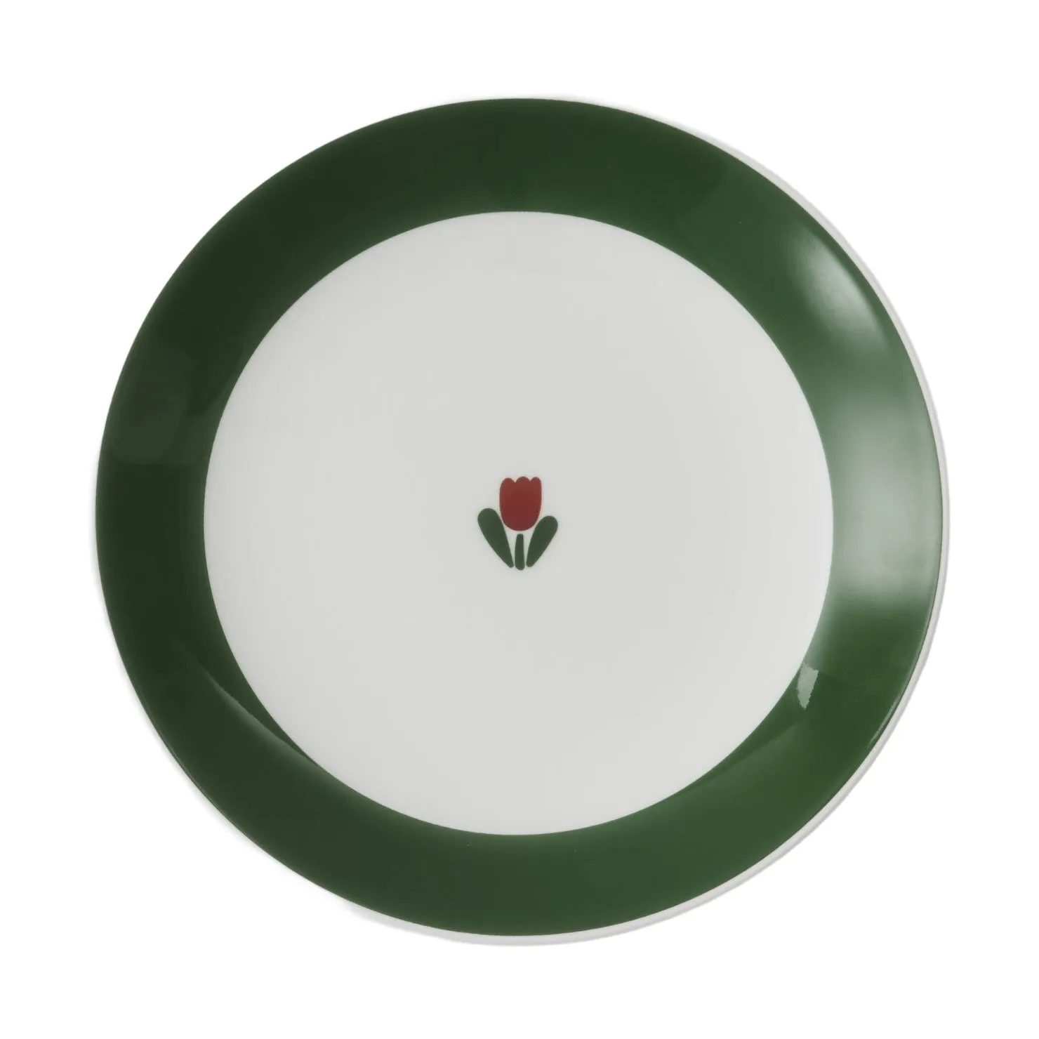 Assiette JULIANA, Rouge, sans bord, Ø18 cm Gustafsbergs Porslinsfabrik