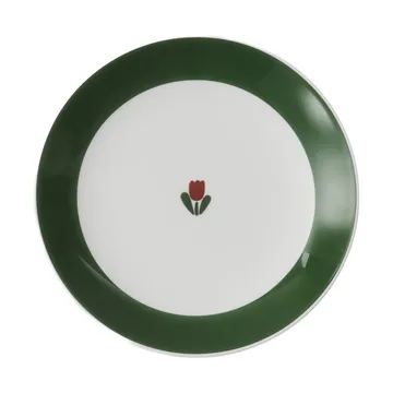 Assiette JULIANA - Rouge, sans bord, Ø18 cm - Gustafsbergs Porslinsfabrik